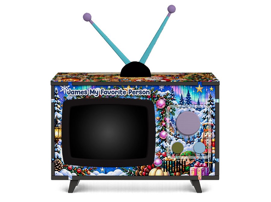 Winter Wonderland Mini TV design, front view