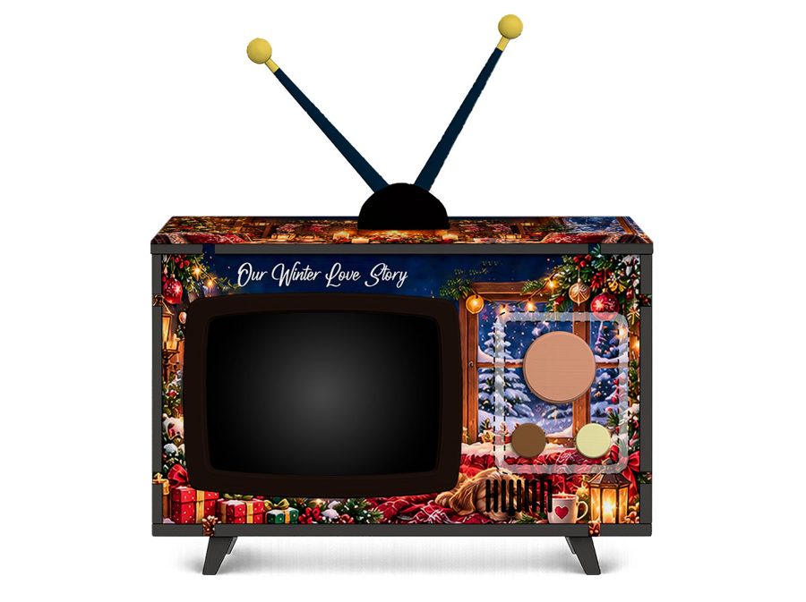 Winter Love Story Mini TV design, front view