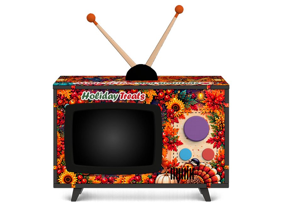 Autumn Harvest Mini TV design, front view