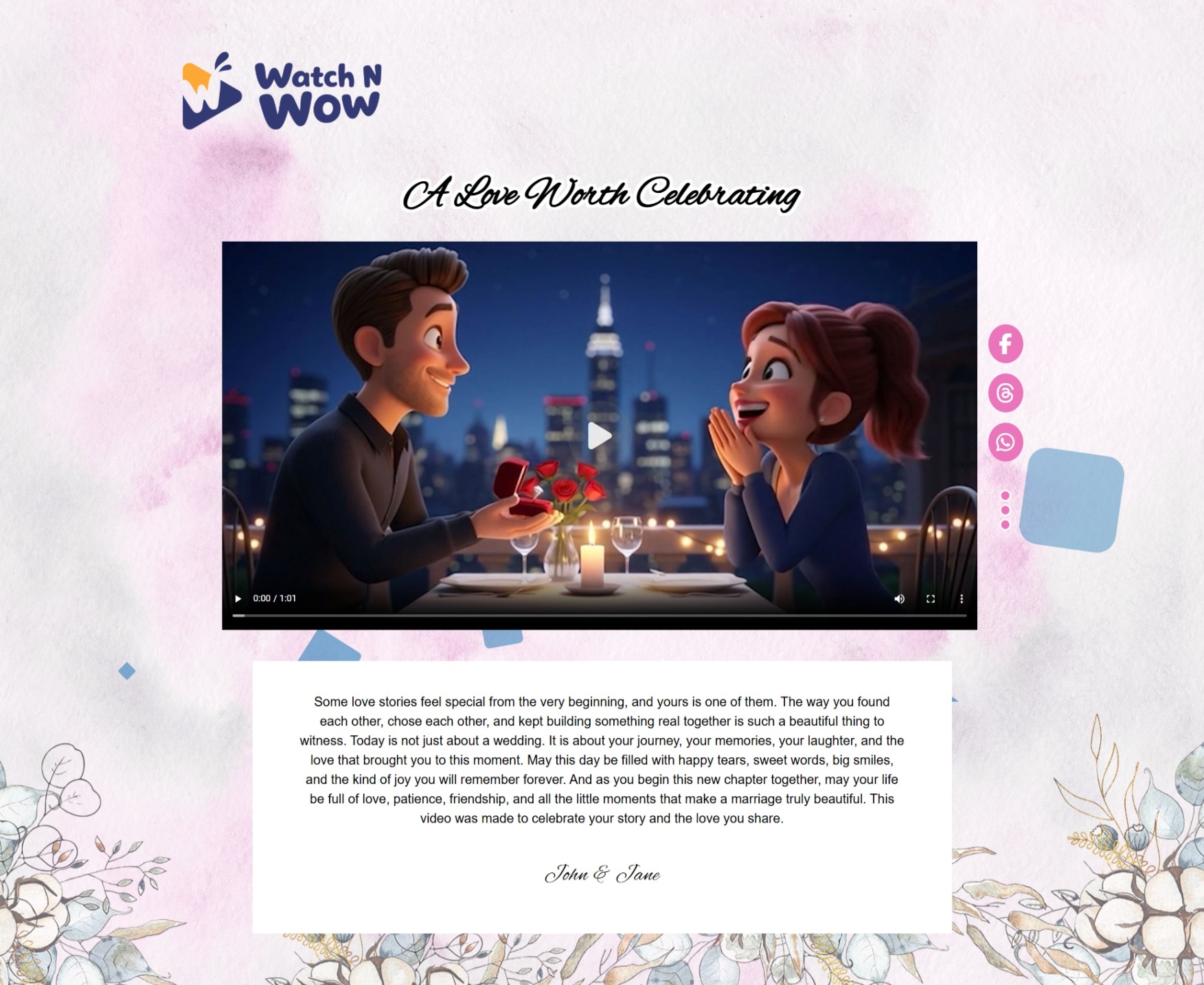 A love worth celebrating