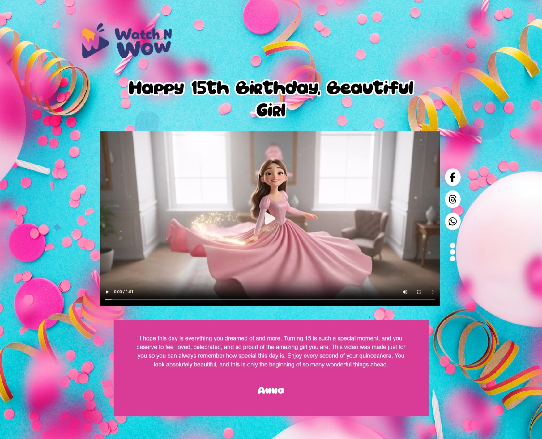 Happy 15th Birthday, Beautiful Girl